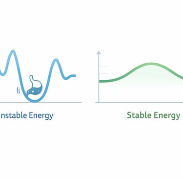 unstable energy levels vs stable metabolism daily pattern