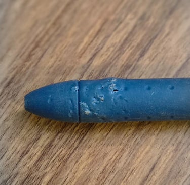 gel pen post papillon mauling