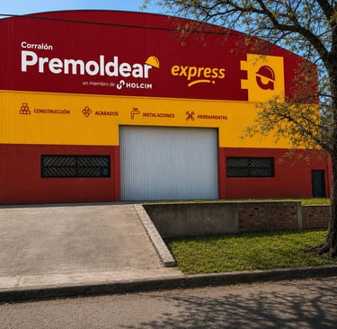 Corralón de materiales Premoldear Express miembro Holcim Eldorado Misiones