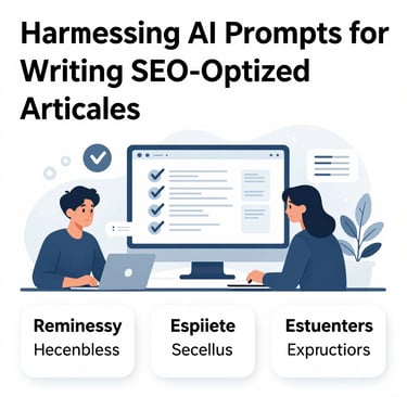a white robot holding a magnifying glass next to a white box