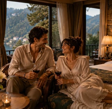 Honeymoon time in Nainitaal