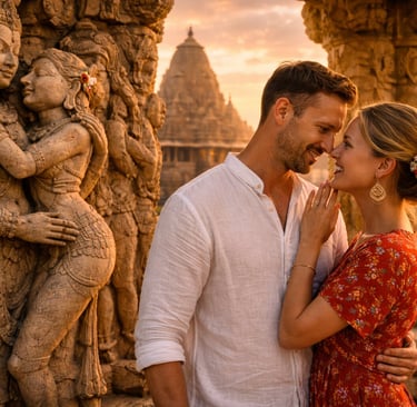 Khajuraho sculptured elegance