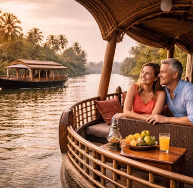 Relax in Kerala Backwaters