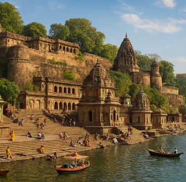 Ahilya fort and ghats