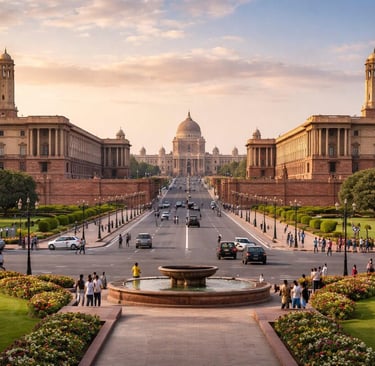 Central Secretariat and Rajpath Road New Delhi