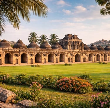 Elephant stables at Hampi