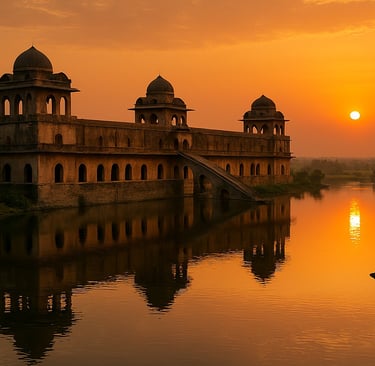 Jahaz Mahal of Queen Roopmati at Mandu - Madhya Pradesh
