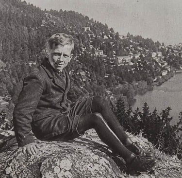 Boy Jim Corbett in Nainital, India