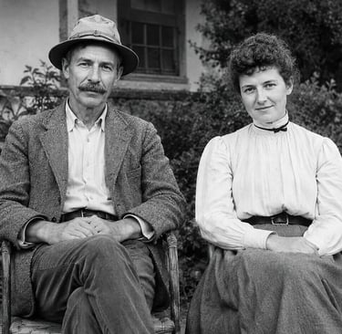 Jim Corbett with Elder Sister Maggi