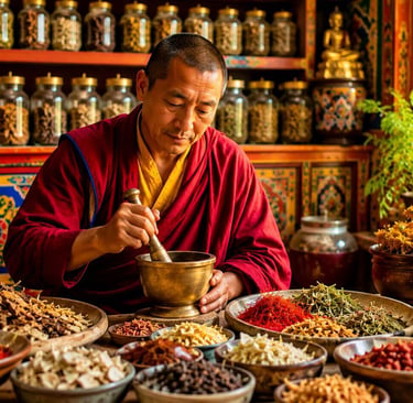 Sowa Rigpa medicine preparation