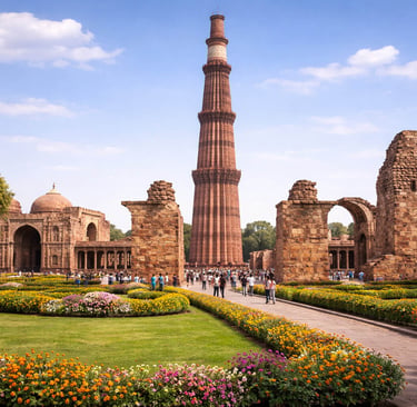 The Qutab Mina Complex in Delhi