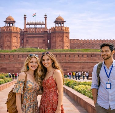 Red Fort visit with a guide