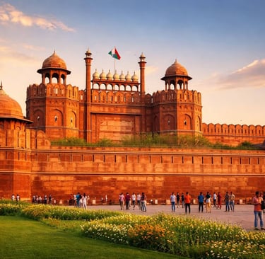 The Red Fort in Delhi