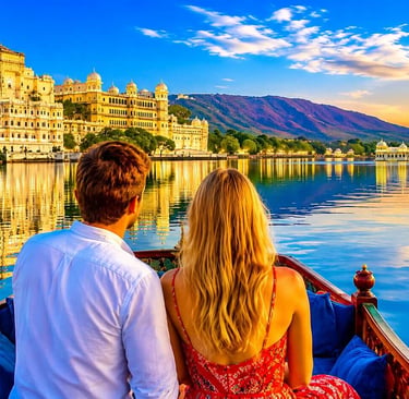 Boat ride at Lake Pichola Udaipur
