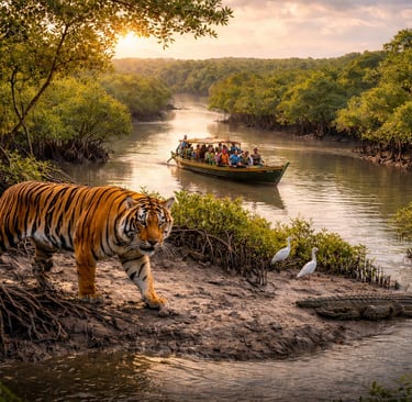 Royal Bengal tiger in Sundarbans