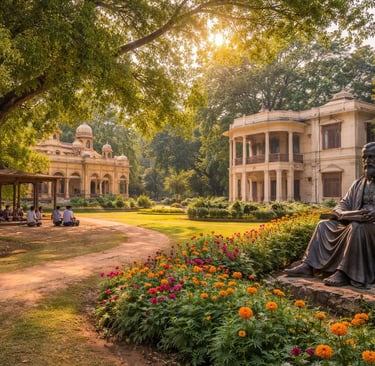 Peaceful times at Shanti Niketan