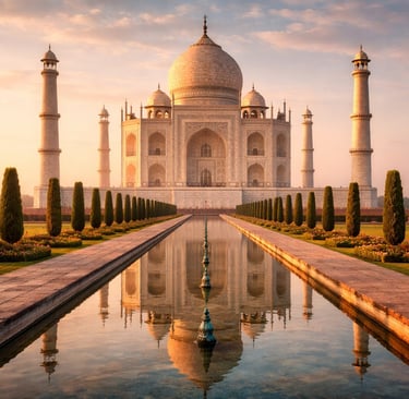 Taj Mahal at dawn