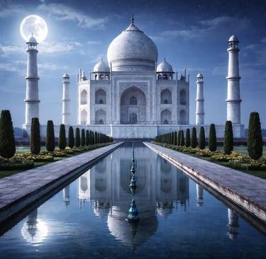 Taj Mahal Full Moon - Night Viewing Experience