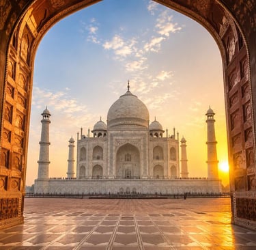 The Taj Mahal in Agra