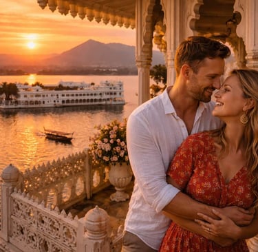 Honeymoon in India at Udaipur, Rajasthan