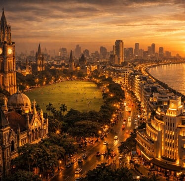 Victorian Gothic and Art Deco architecture in Mumbai