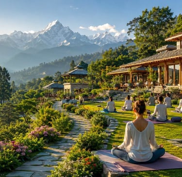 wellness resort in Himalayas