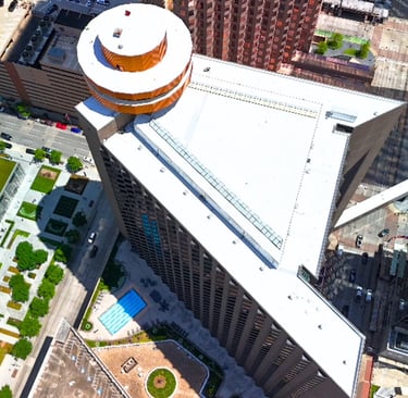 Hyatt Regency Downtown Houston TX - new roof by SRS
