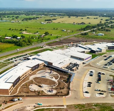 300,000 Sq Ft Education Village - New School - Roof by SRS