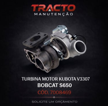 7008469 - Turbina Motor Kubota V3307 Bobcat S650