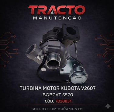 7020831 - Turbina Motor Kubota V2607 Bobcat S570