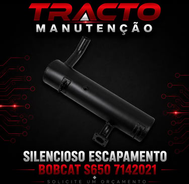 7142021 - Silencioso de Escapamento Bobcat S650