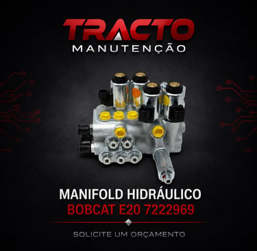 7222969 - Manifold Hidráulico Bobcat E20