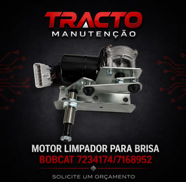 7234174-7168952 Motor do Limpador de Para Brisa Bobcat