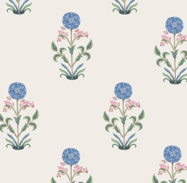 Estampa floral coleção bem-viver.