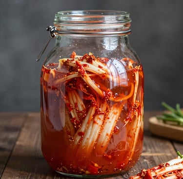 clear glass jar with red liquid