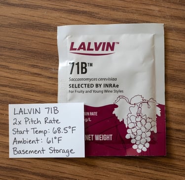 Lalvin 71b yeast