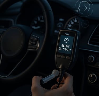 a person holding a IID in their hand