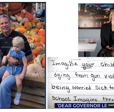 State Rep. Aftyn Behn (D-Nashville) read a letter she received 