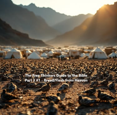 The Free Thinkers guide to the Bible Part 3 #1 - The Bread/Flesh from Heaven