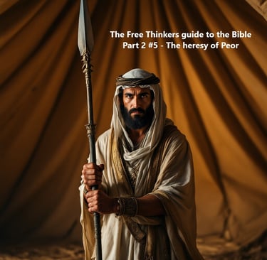The Free Thinkers guide to the Bible Part 2 #5 - The heresy of Peor