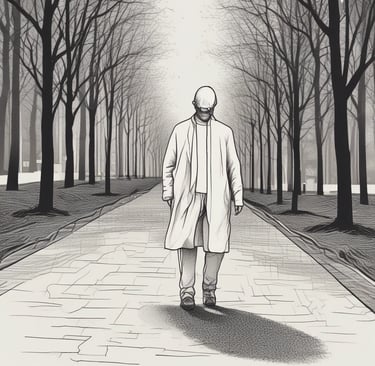 A woman sitting on a bed holding a pillow