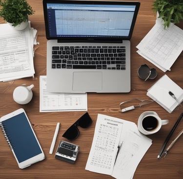 a pen sitting on top of a tax form