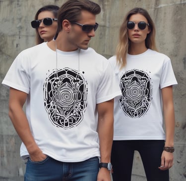 camisetas techno goticas