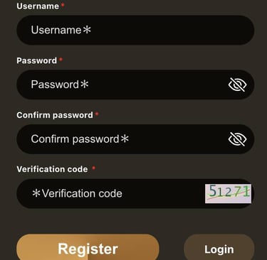 Register landing page sample for SuperYummy888