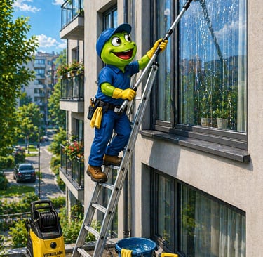 čiščenje oken blokov