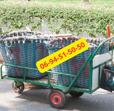 Chariot Poubelle Métallique Maroc