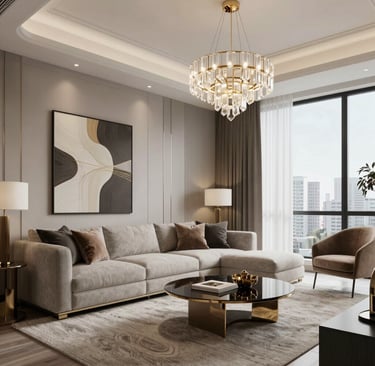 A bright, modern townhouse interior showcasing flawless drywall and fresh paint in soft neutral tones.