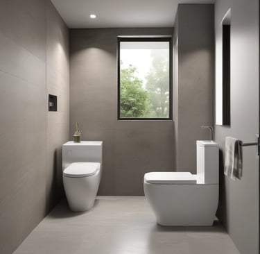 photo of white staircase