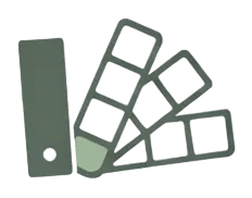 Icône nuancier pour coloration complète au salon l'Arabesque à Guilherand-Granges.