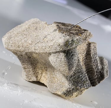 Ejemplo de como actúa la nanotecnológica de Aquashield Active de Tecnan. 